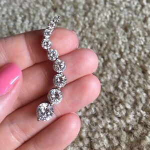 COPY - S-shape Journey of Love diamond necklace **SHINY**